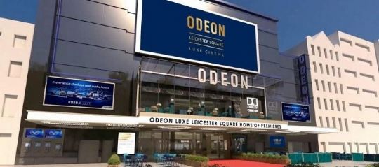 Odeon Leicester Square - ny facade